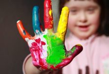play-small-education-disability-happy-craft-paint-fingers-down-s-53723119